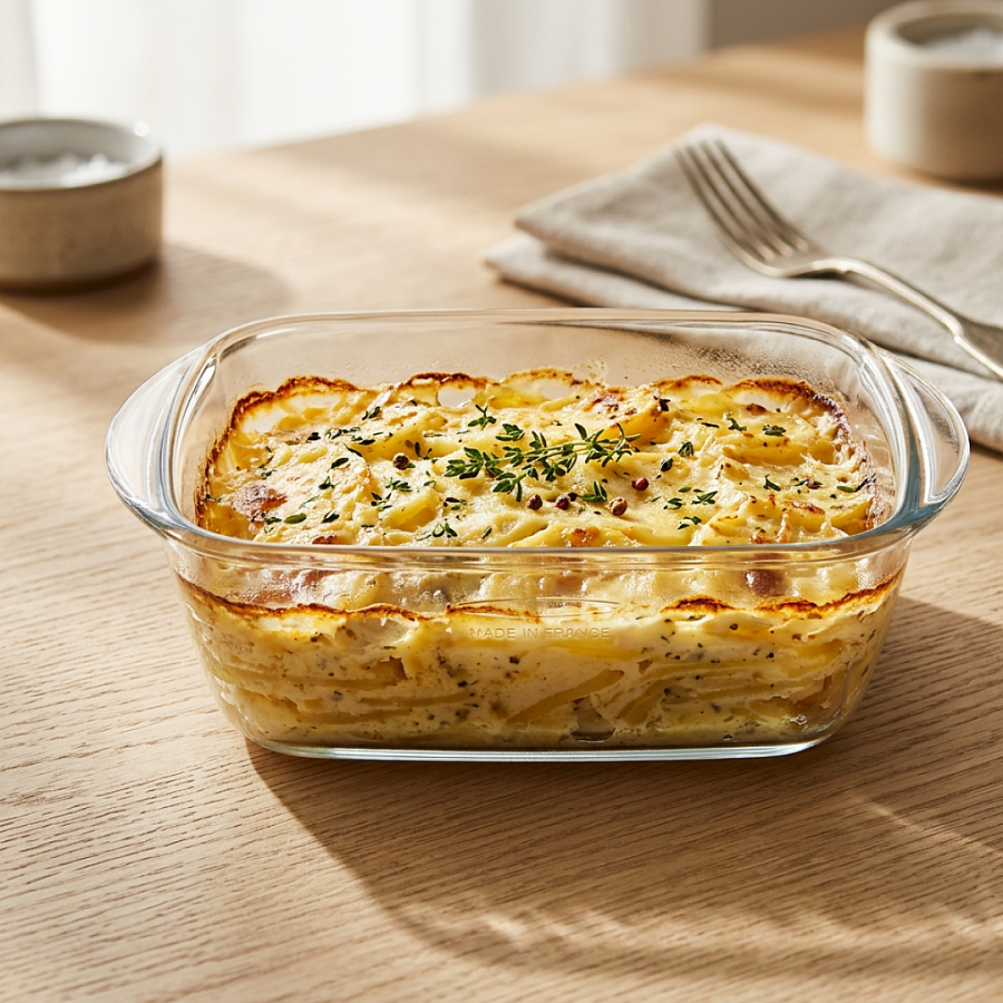 Форма для аэрогриля PYREX 20x17x6см 1л квадратная