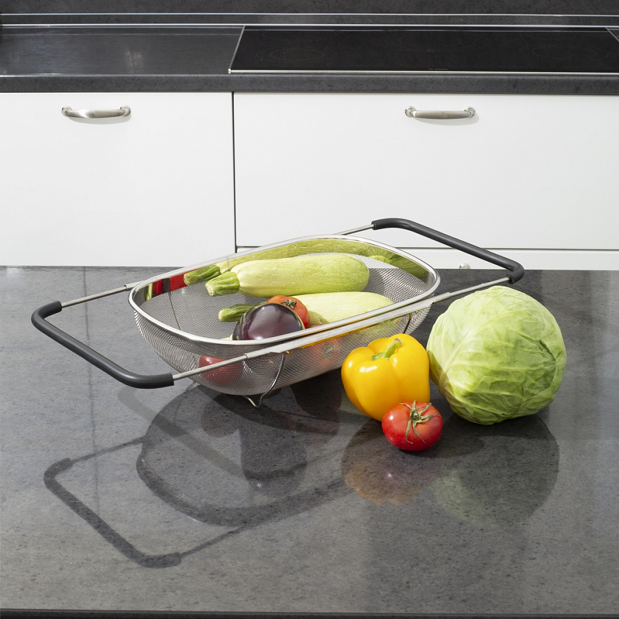 Корзина в раковину STEEL TOUCH 34х24см