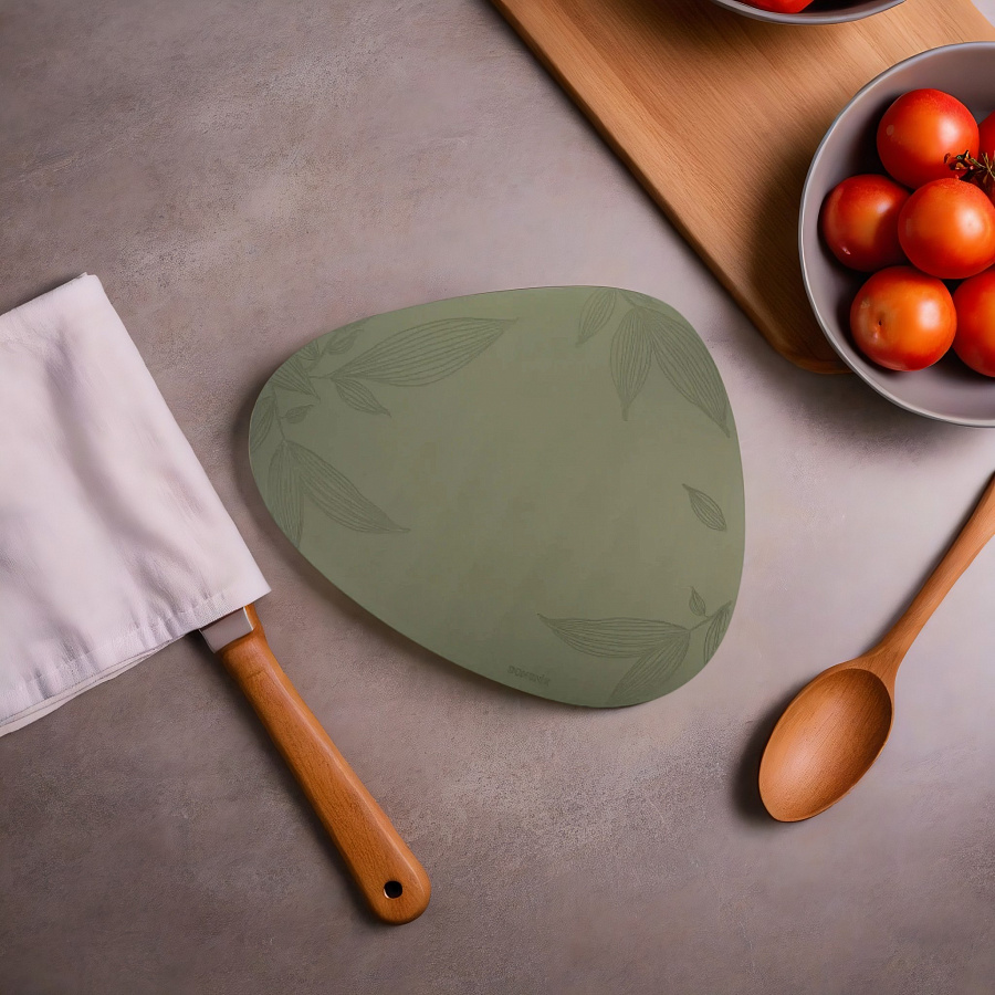 Салфетка сервировочная треугольная LEAF 45х36см