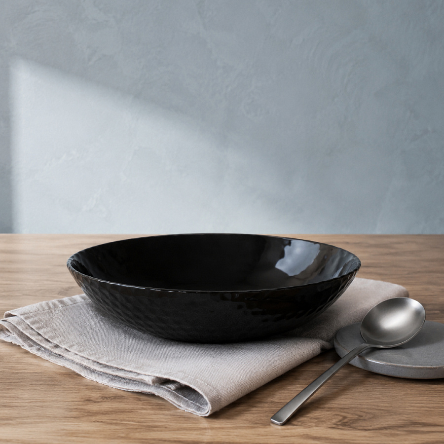 Тарелка суповая PAMPILLE BLACK 20см