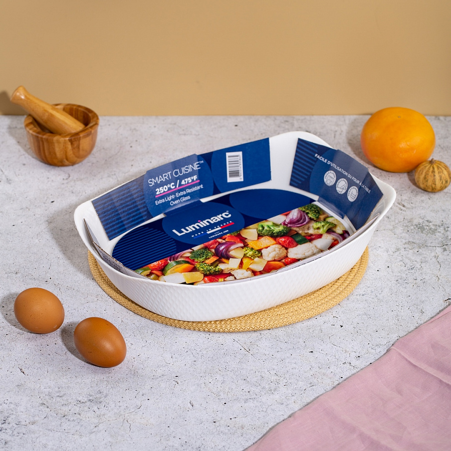 Блюдо для запекания SMART CUISINE WAVY прямоугольное 34X25см