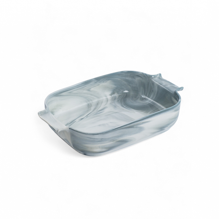 Форма для запекания фарфоровая MARBLE 34х22х7см прямоугольная